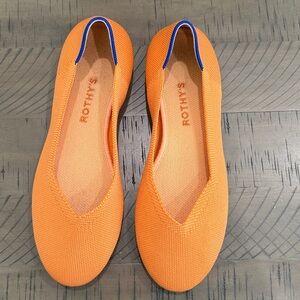 Rothy's Vibrant Orange/Tangerine Flats